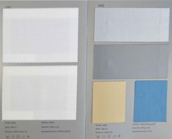 Mustermappe - umfangreiche Produktpalette. Schutzgebühr von € 15,- wird beim Kauf erstattet.